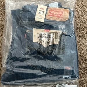 Men’s Levi 501 Original Dark Wash Jeans